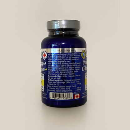 Organic Apple Cider Vinegar | 120 Caps.