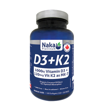 Vitamin D3+K2 | 150 Softgels