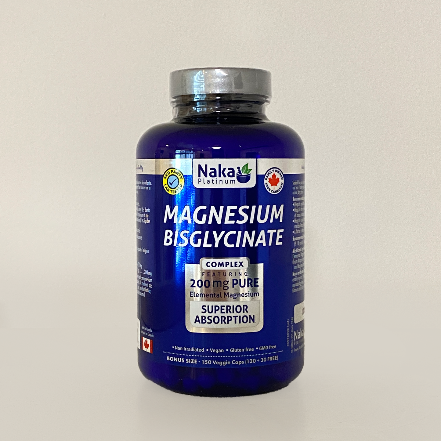 Magnesium Bisglycinate | 150 Caps.