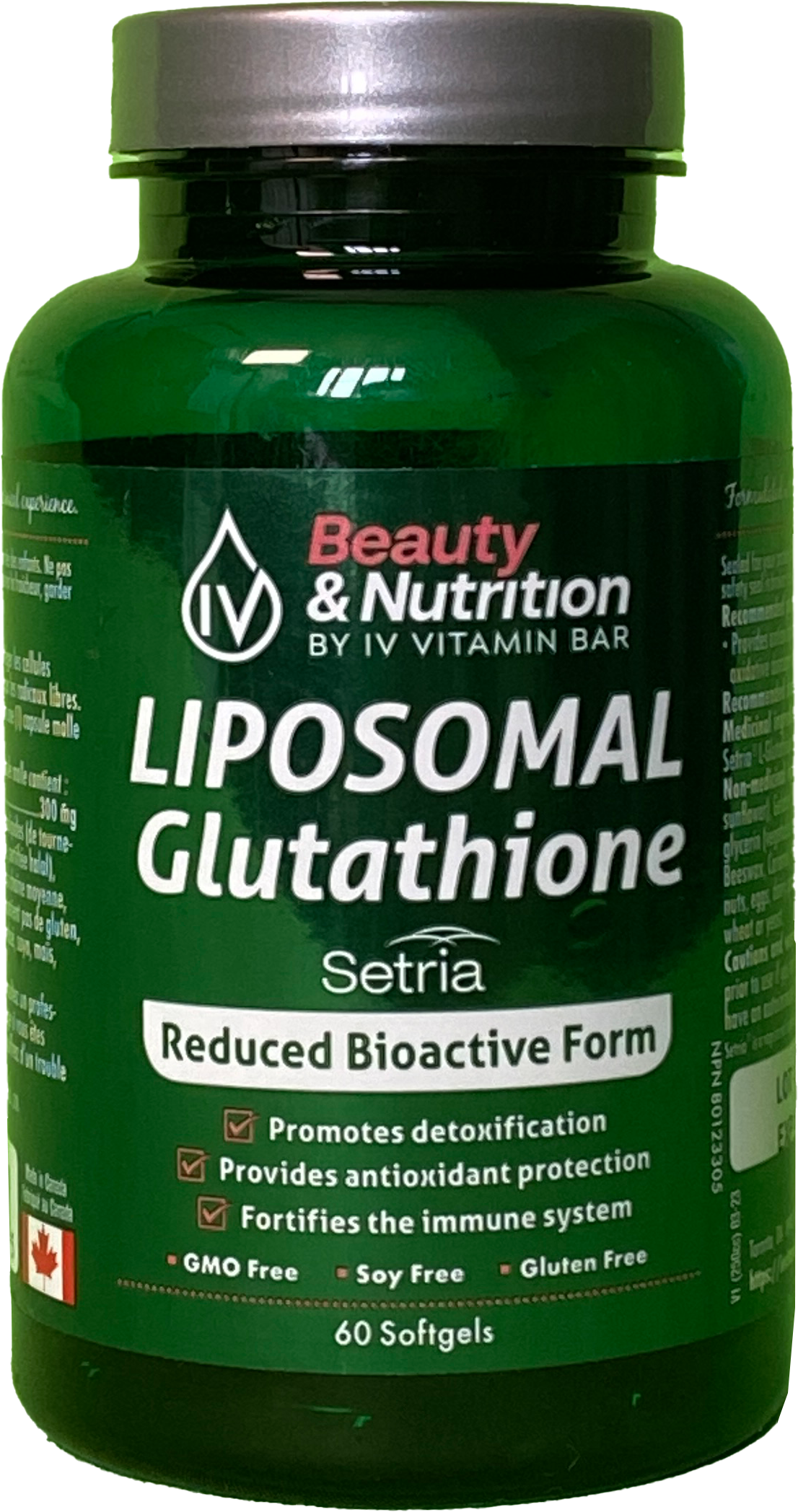 IV Beauty & Nutrition LIPOSOMAL Glutathione | 60 softgels